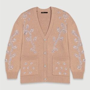 Maje Jewellery detail cardigan S